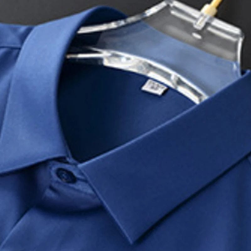 Chemise homme slim fit sans repassage – élégance polyvalente et confort au quotidien