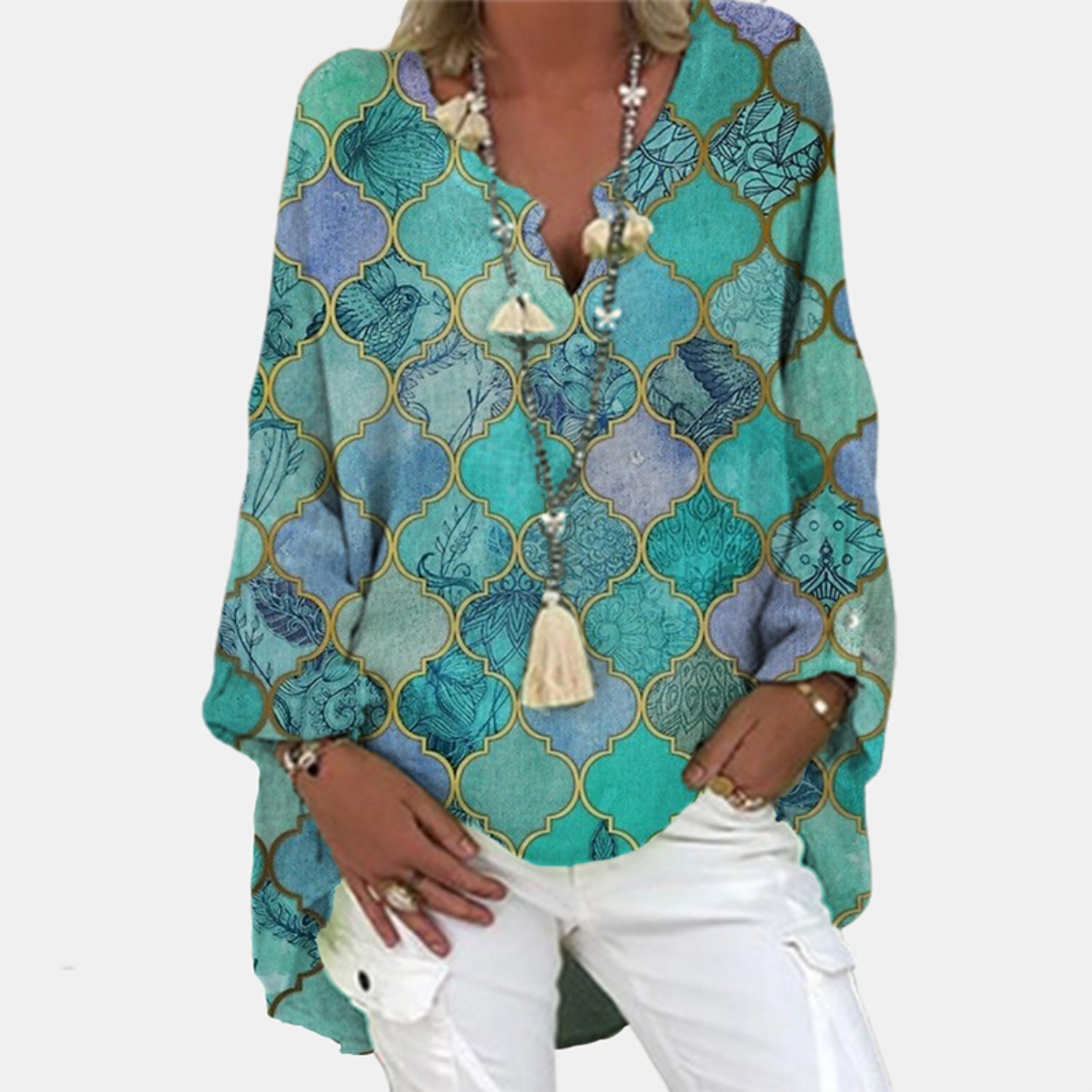 Amandine – Blouse élégante en lin femme