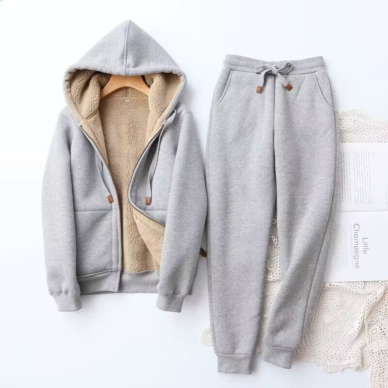 Aspen – Ensemble d’hiver hoodie et jogger femme
