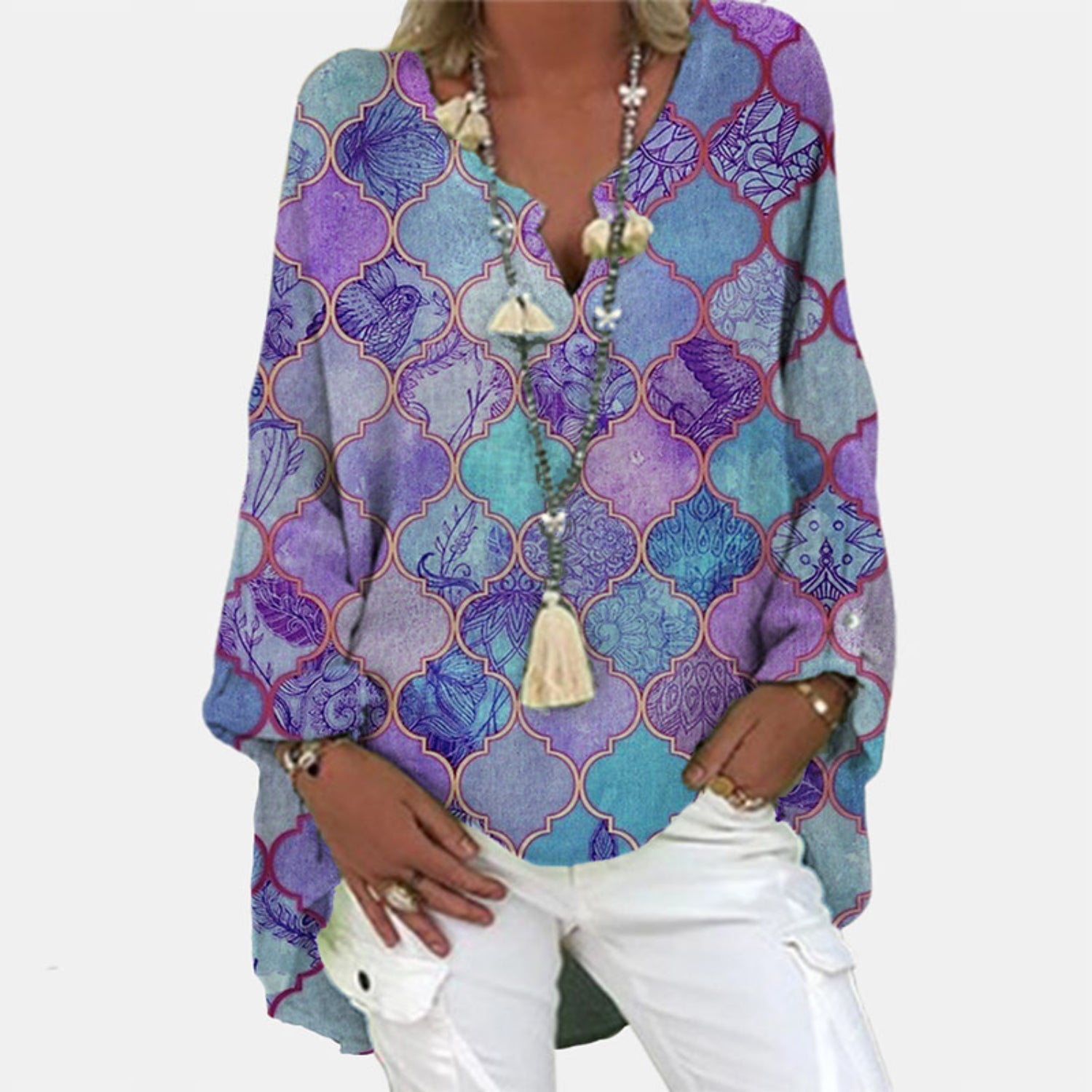 Amandine – Blouse élégante en lin femme