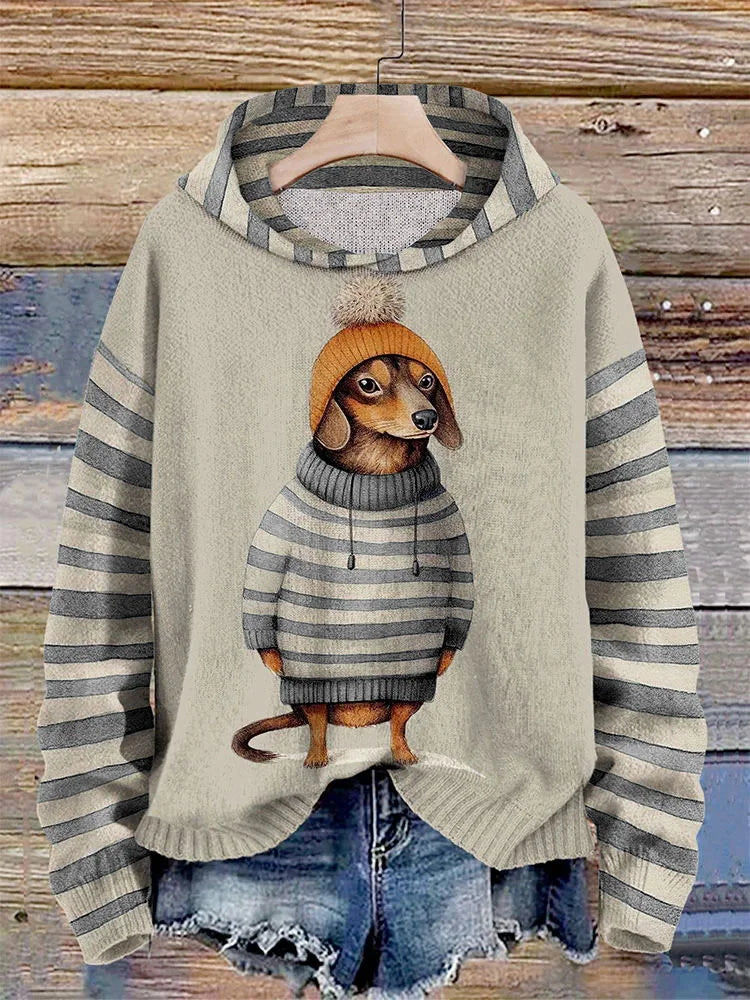 Camille – Sweat à capuche femme imprimé