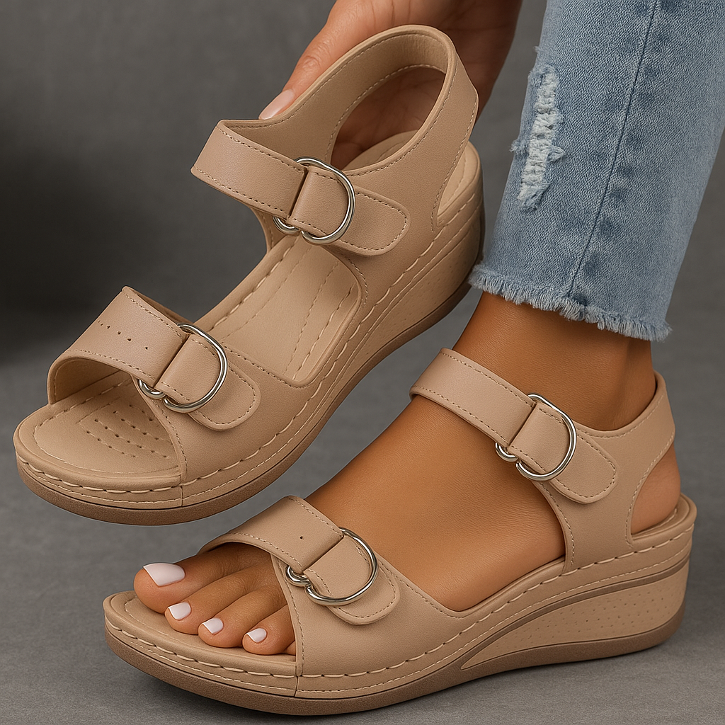 Bérénice – Sandales compensées femme