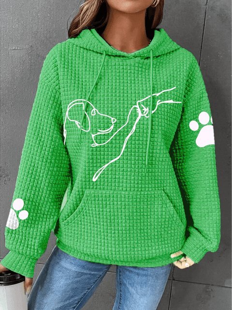 Camille – Sweat à capuche femme imprimé