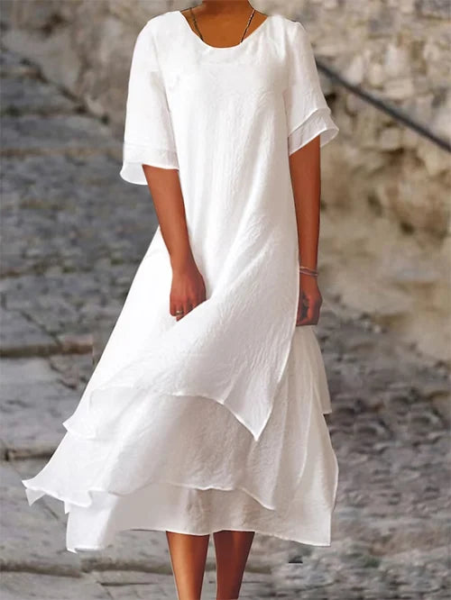 Robe d’été pour femme en coton doux