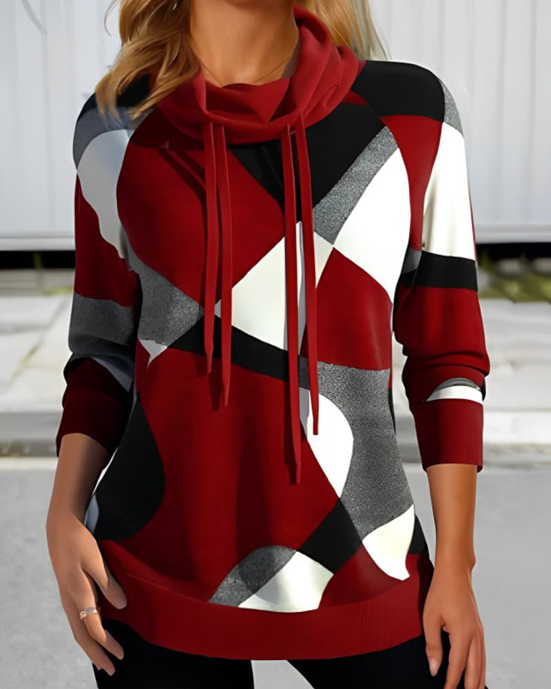 Claire – Sweat à capuche femme imprimé