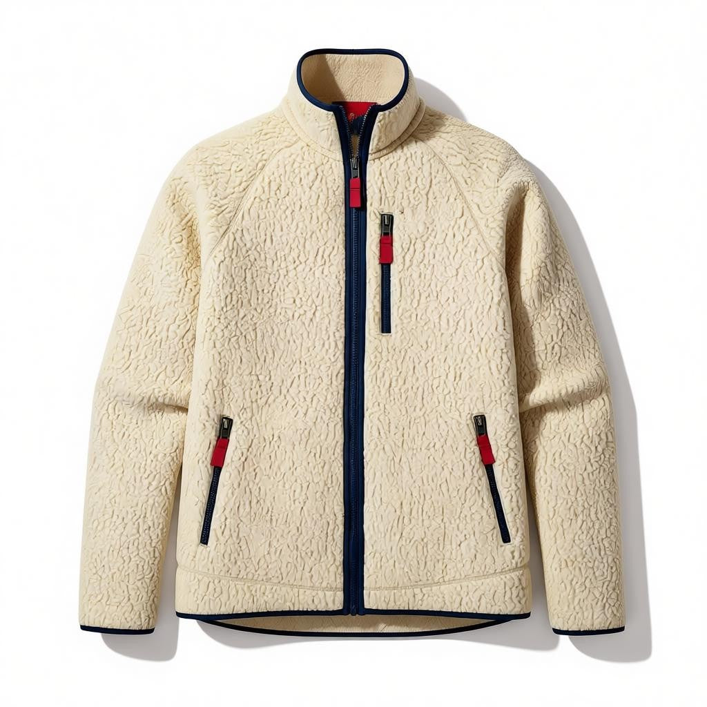 Rémi – Veste polaire chaude zippée d’hiver homme