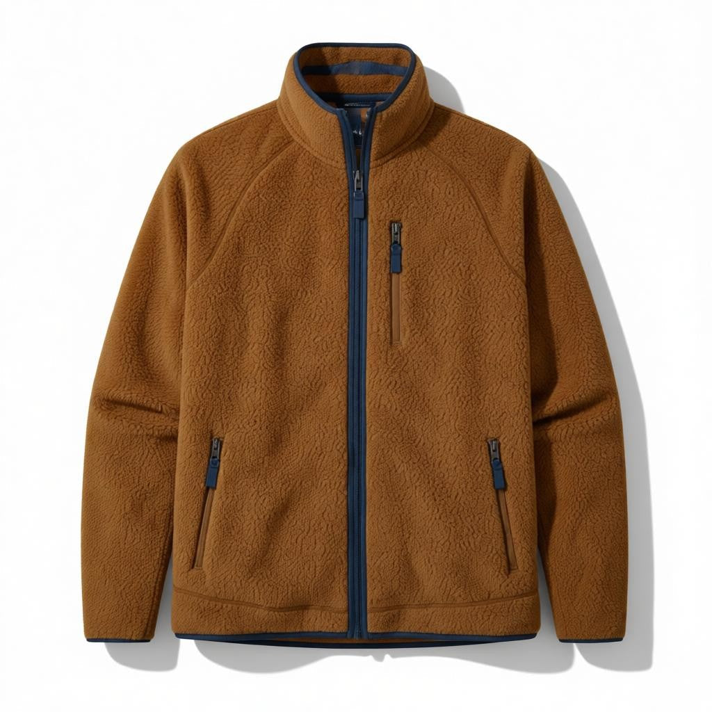 Rémi – Veste polaire chaude zippée d’hiver homme