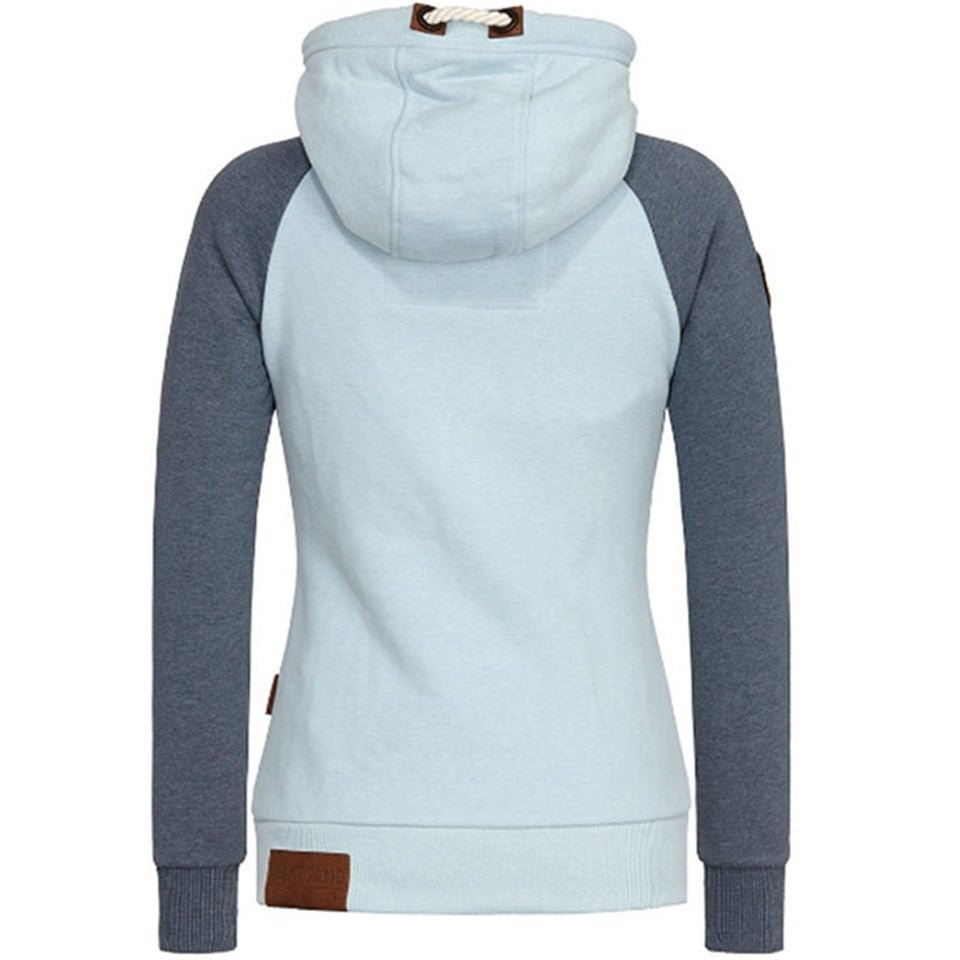 Clémence – Sweat à capuche femme zippé