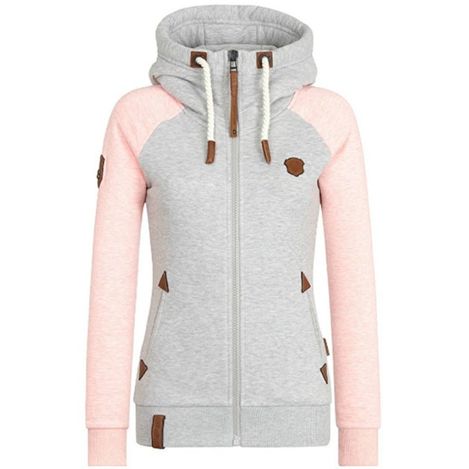 Clémence – Sweat à capuche femme zippé