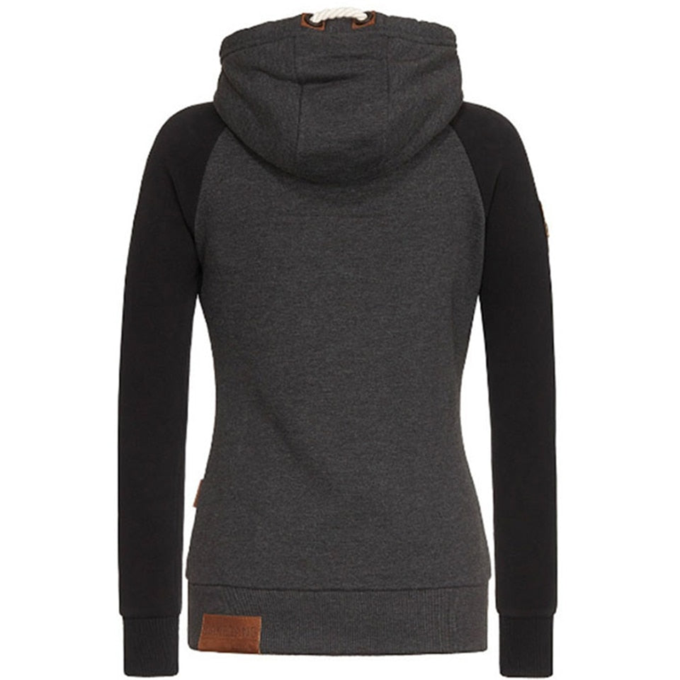 Clémence – Sweat à capuche femme zippé
