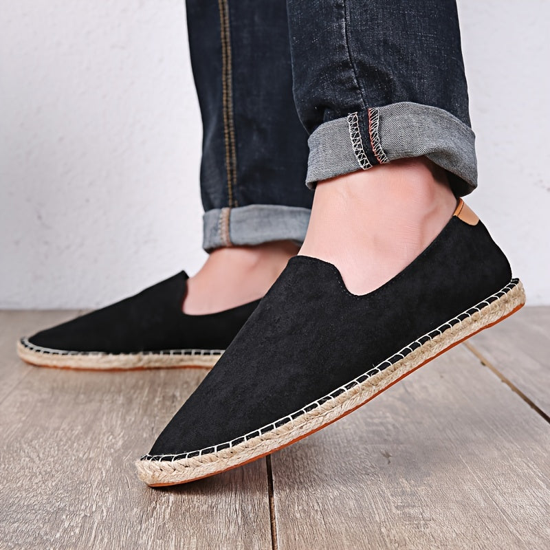 Mocassins homme en toile – confort léger et style estival artisanal