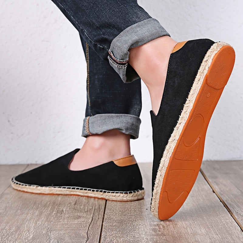 Mocassins homme en toile – confort léger et style estival artisanal