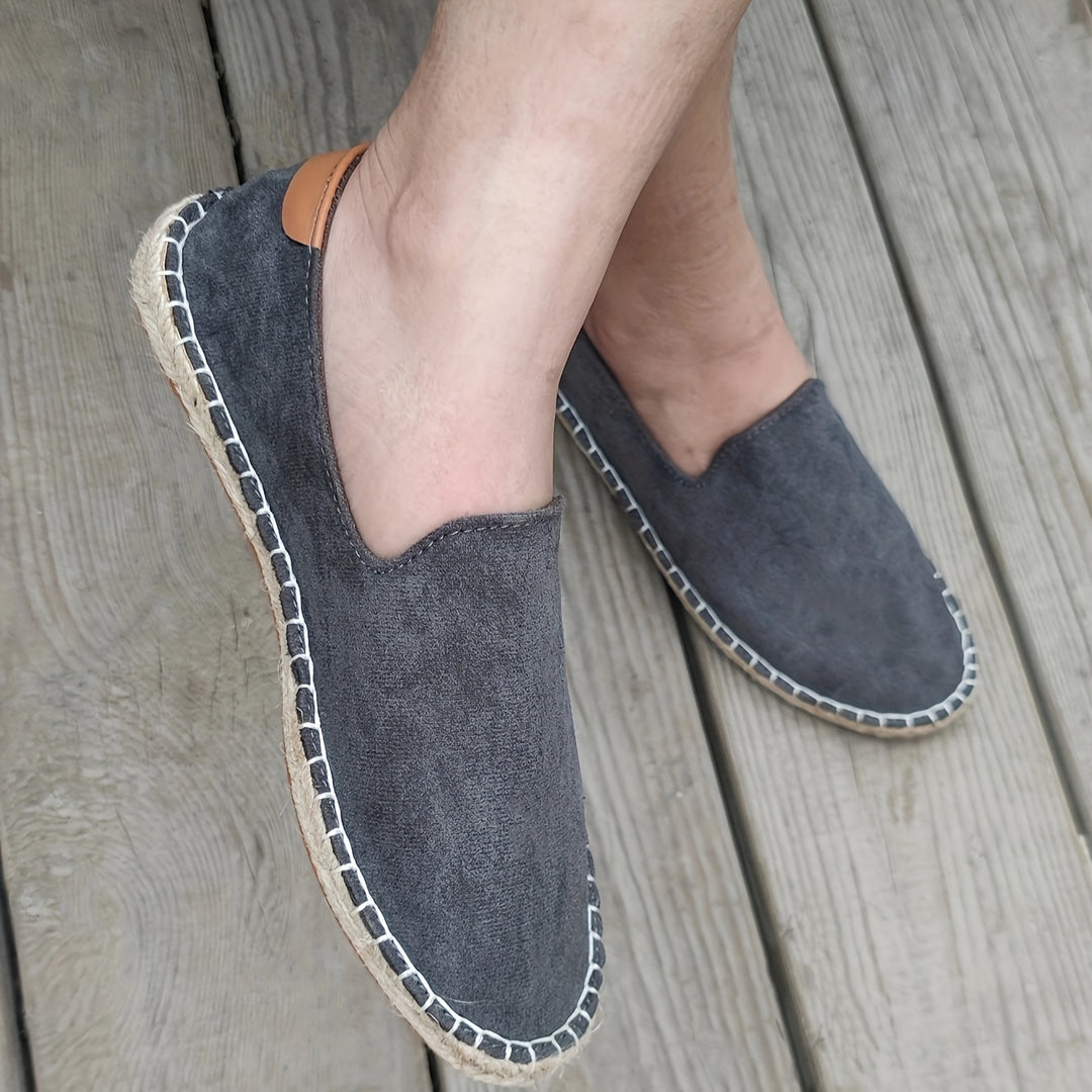 Mocassins homme en toile – confort léger et style estival artisanal