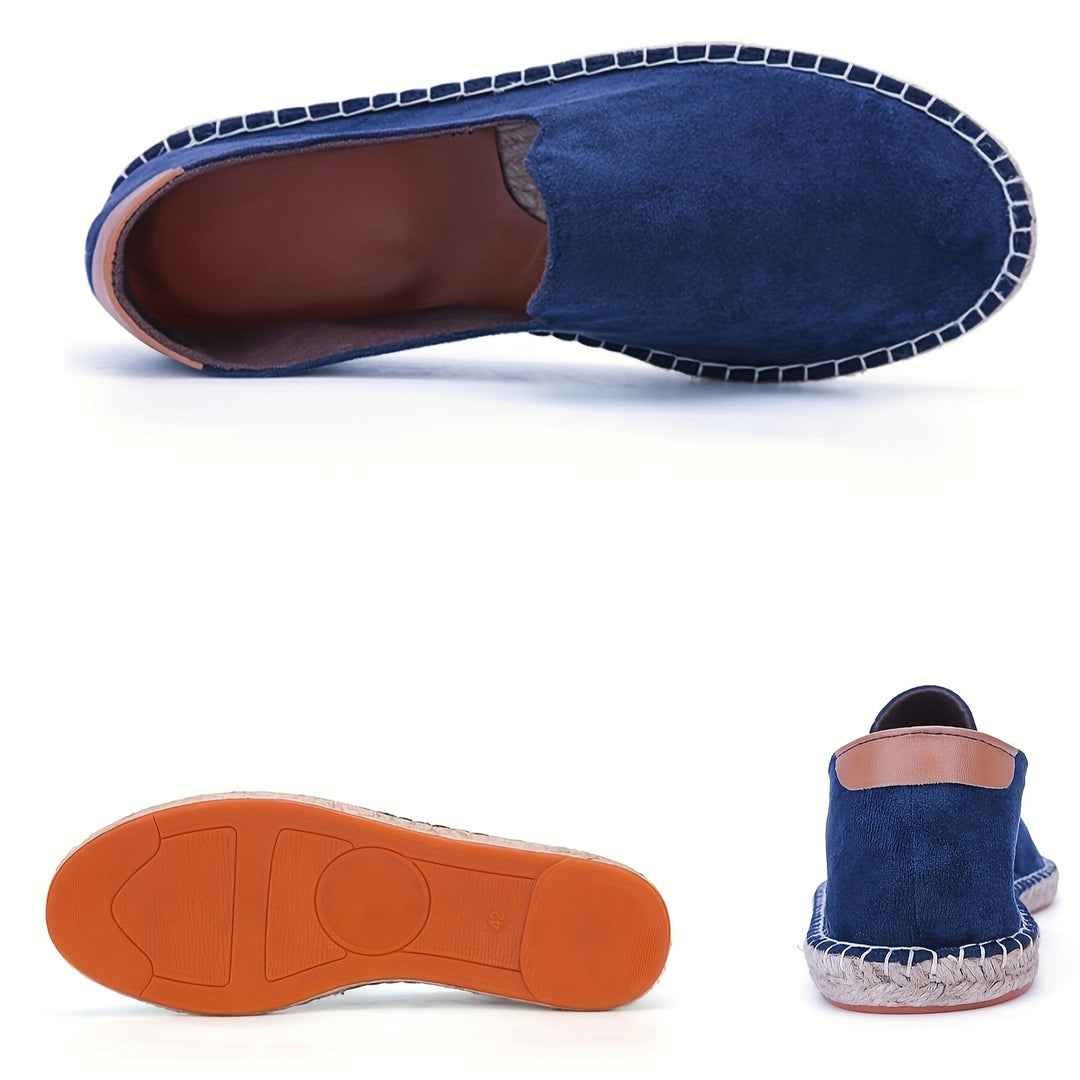 Mocassins homme en toile – confort léger et style estival artisanal