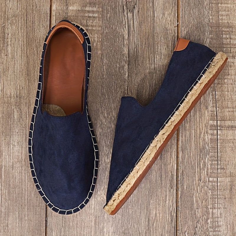 Mocassins homme en toile – confort léger et style estival artisanal