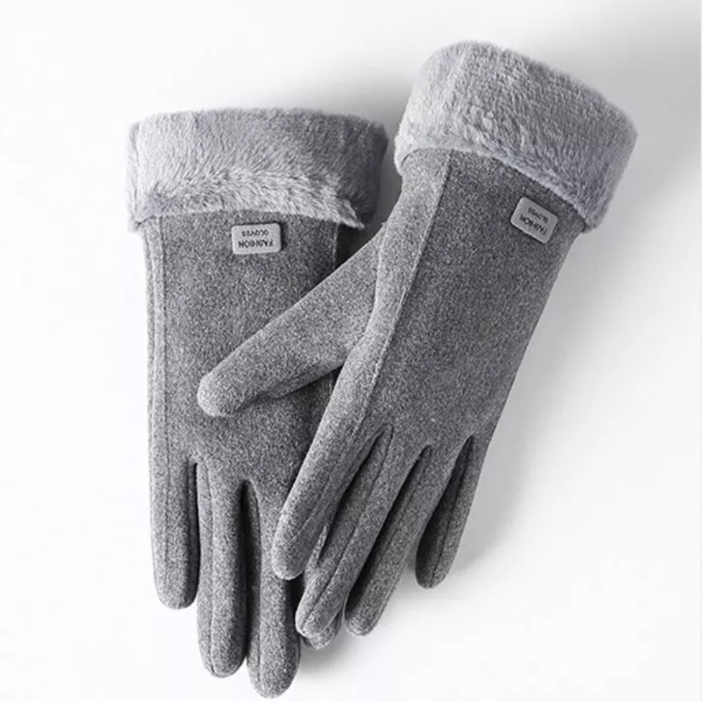 Gants d'hiver femme tactiles antidérapants coupe-vent 3