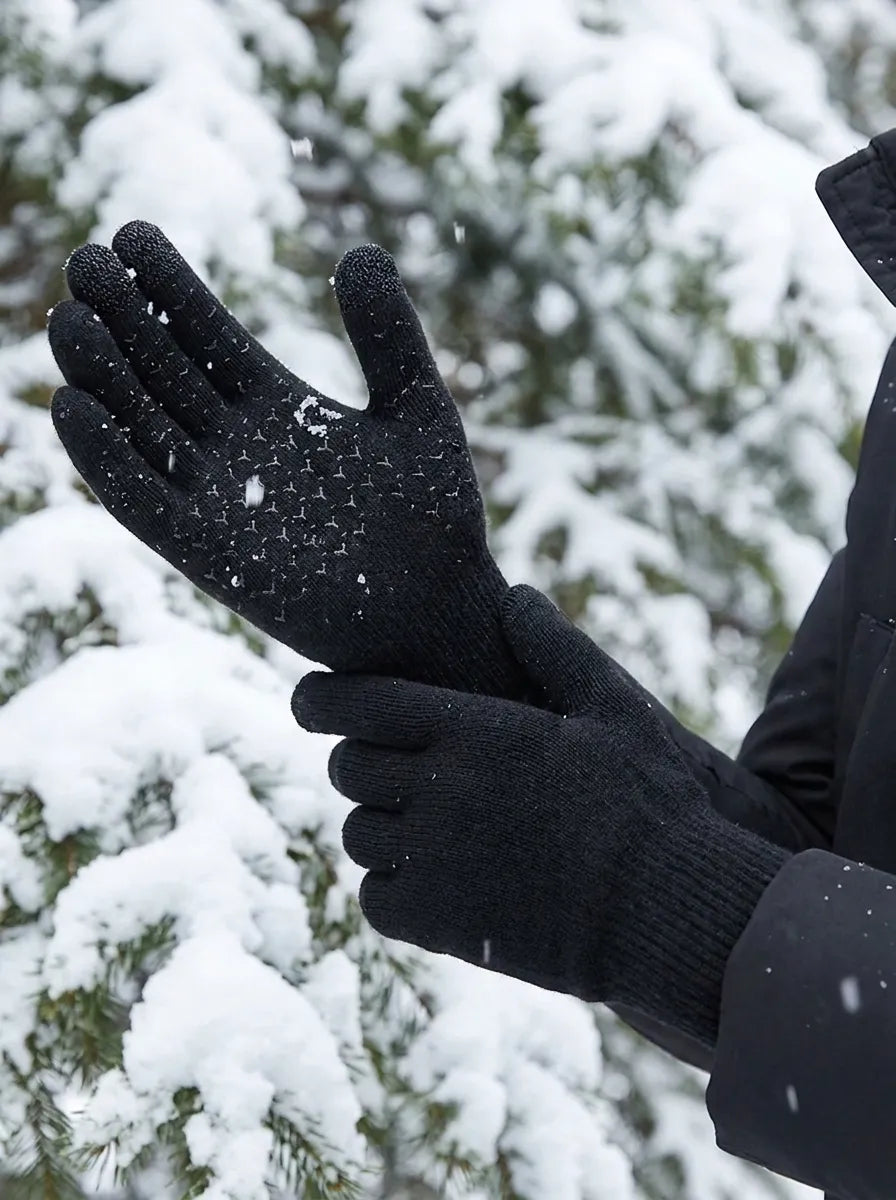 Gants tactiles en maille antidérapants 9