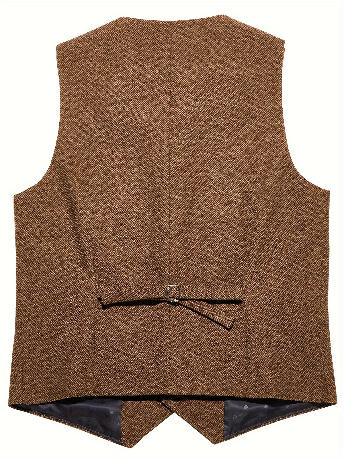 Gilet de costume homme à chevrons col en V boutonné 31