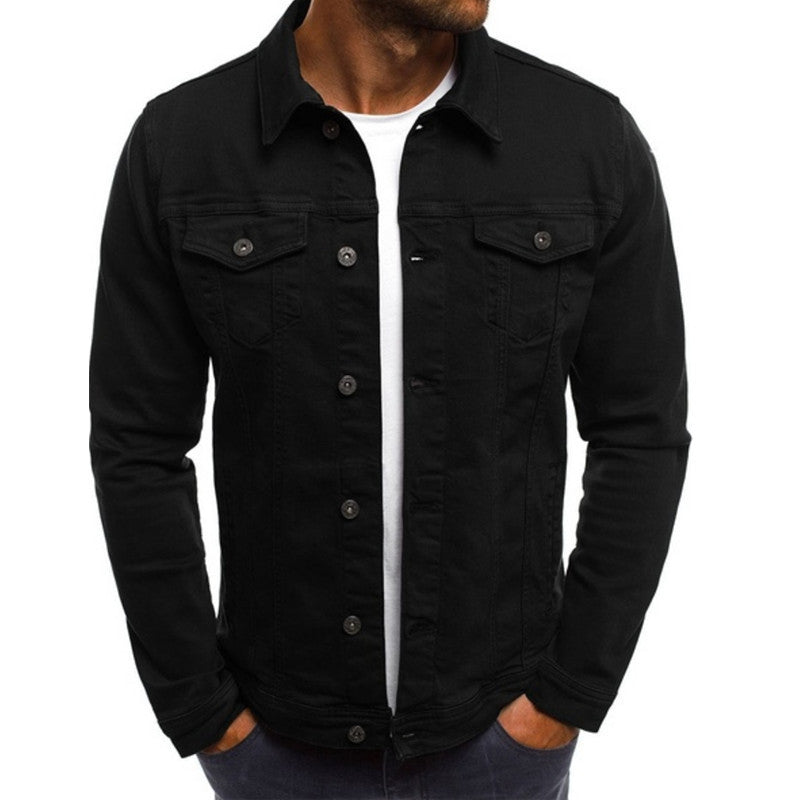 Gilet homme en jean décontracté 4