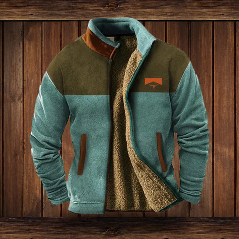 Gilet homme zippé en teddy chaud à l'allure vintage 6