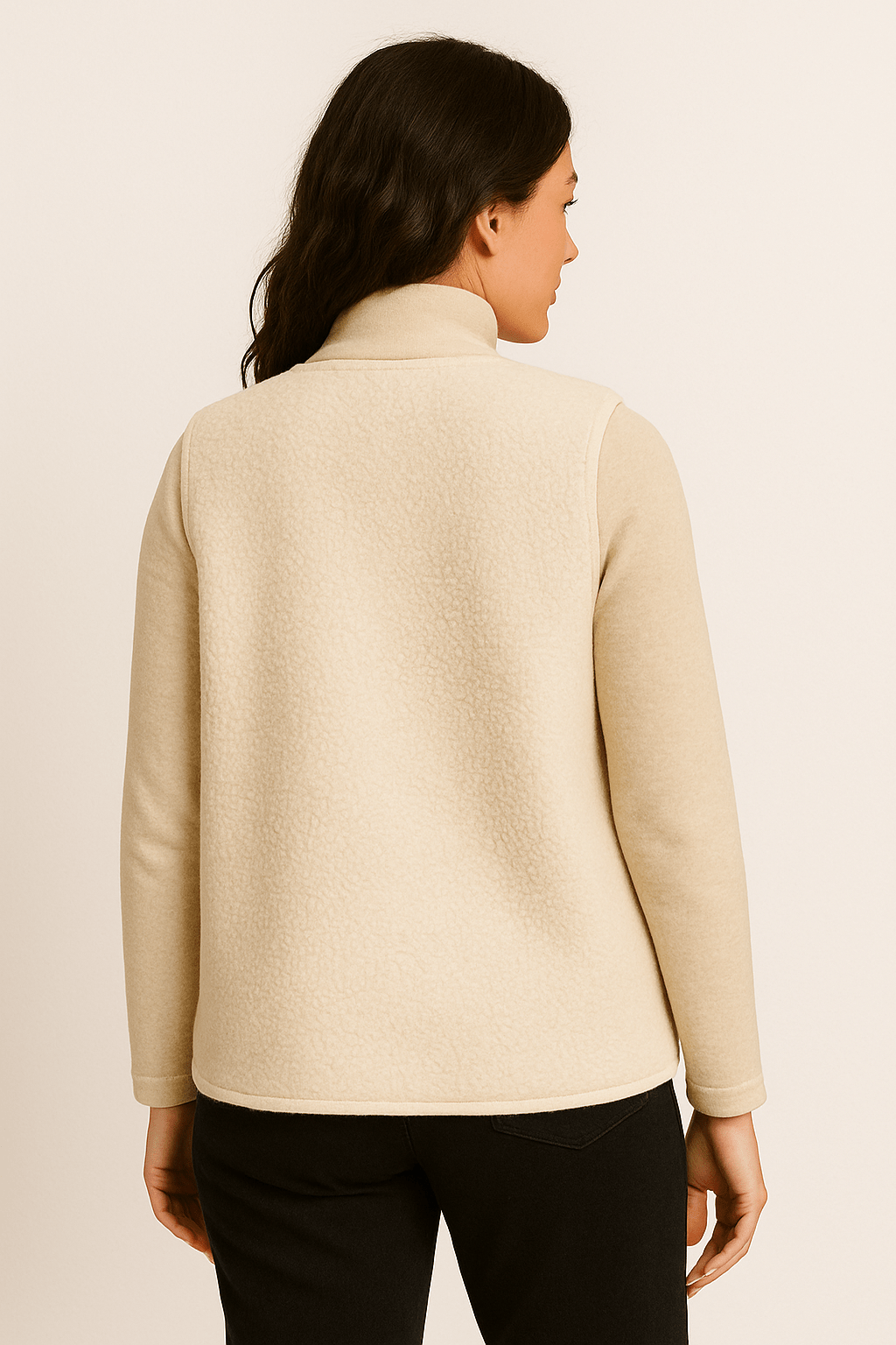 Gilet léger femme en peluche douce pour la mi-saison 9