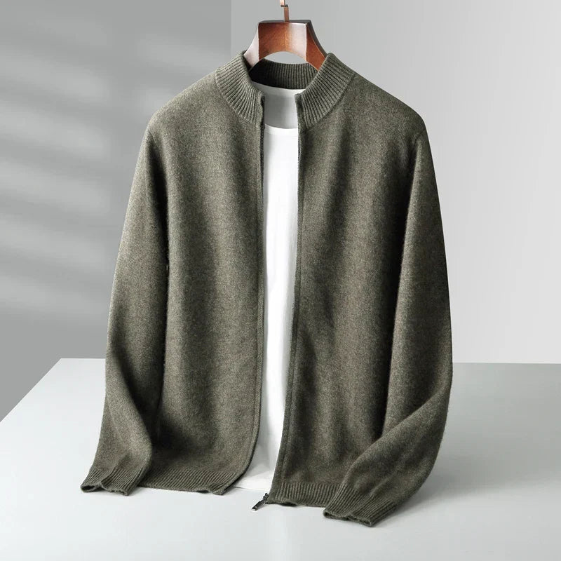 Gilet sans manches homme en maille de laine 10