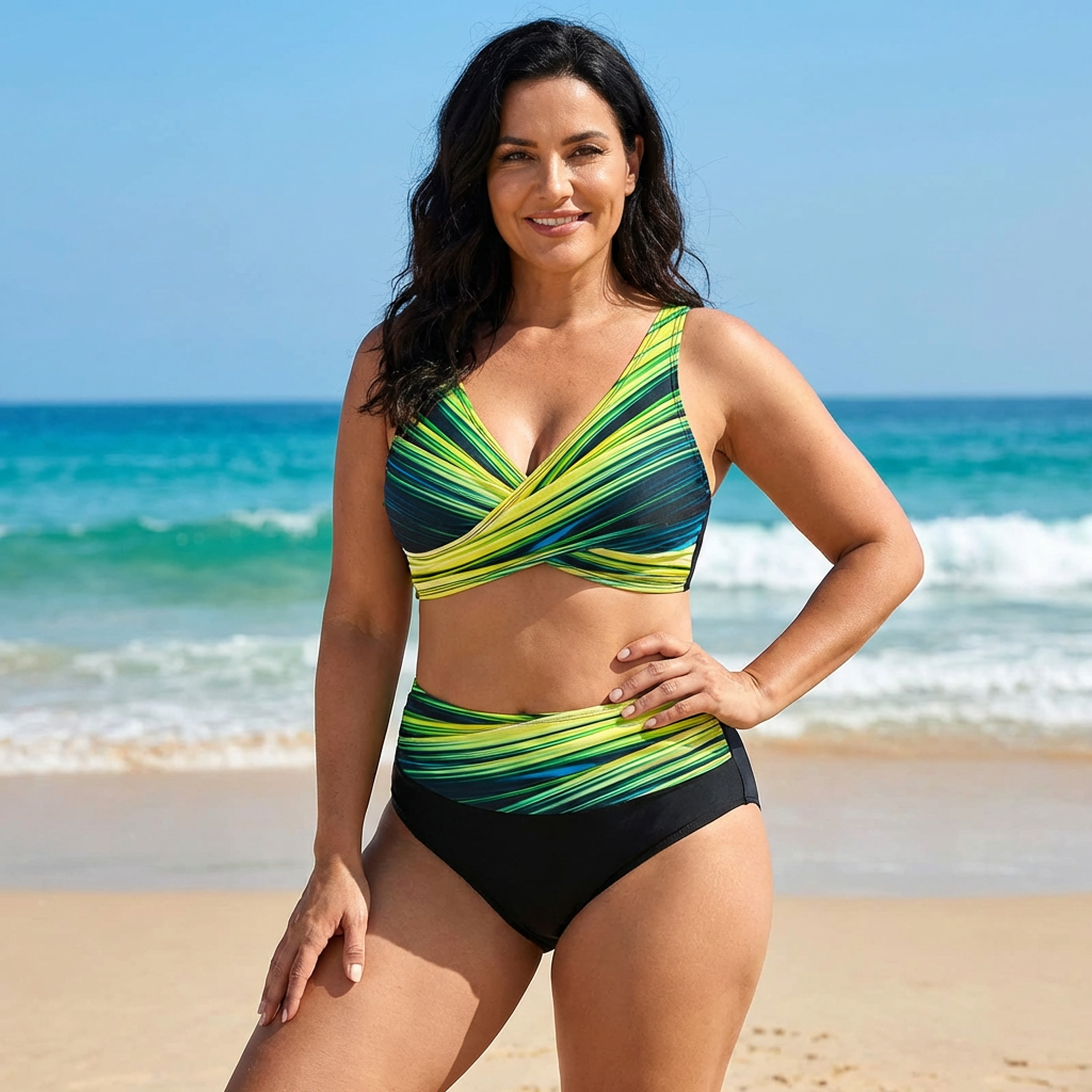 Bikini gainant femme à compression, maillot de bain amincissant