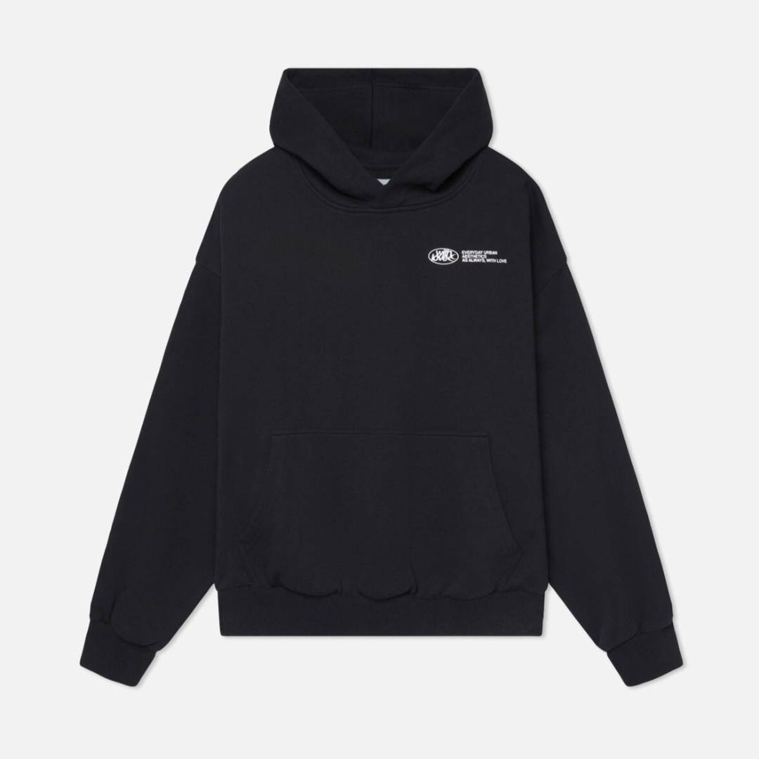 Chloé – Hoodie oversize avec imprimé “With Love” femme