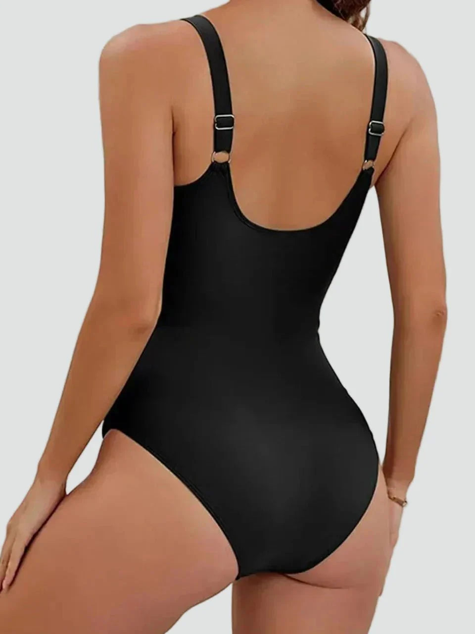 Maillot de bain une pièce sculptant à fronces