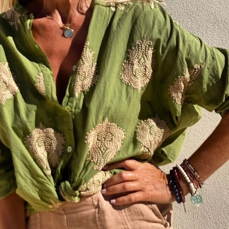 Blouse tendance à coupe fluide – caractère affirmé et confort irrésistible