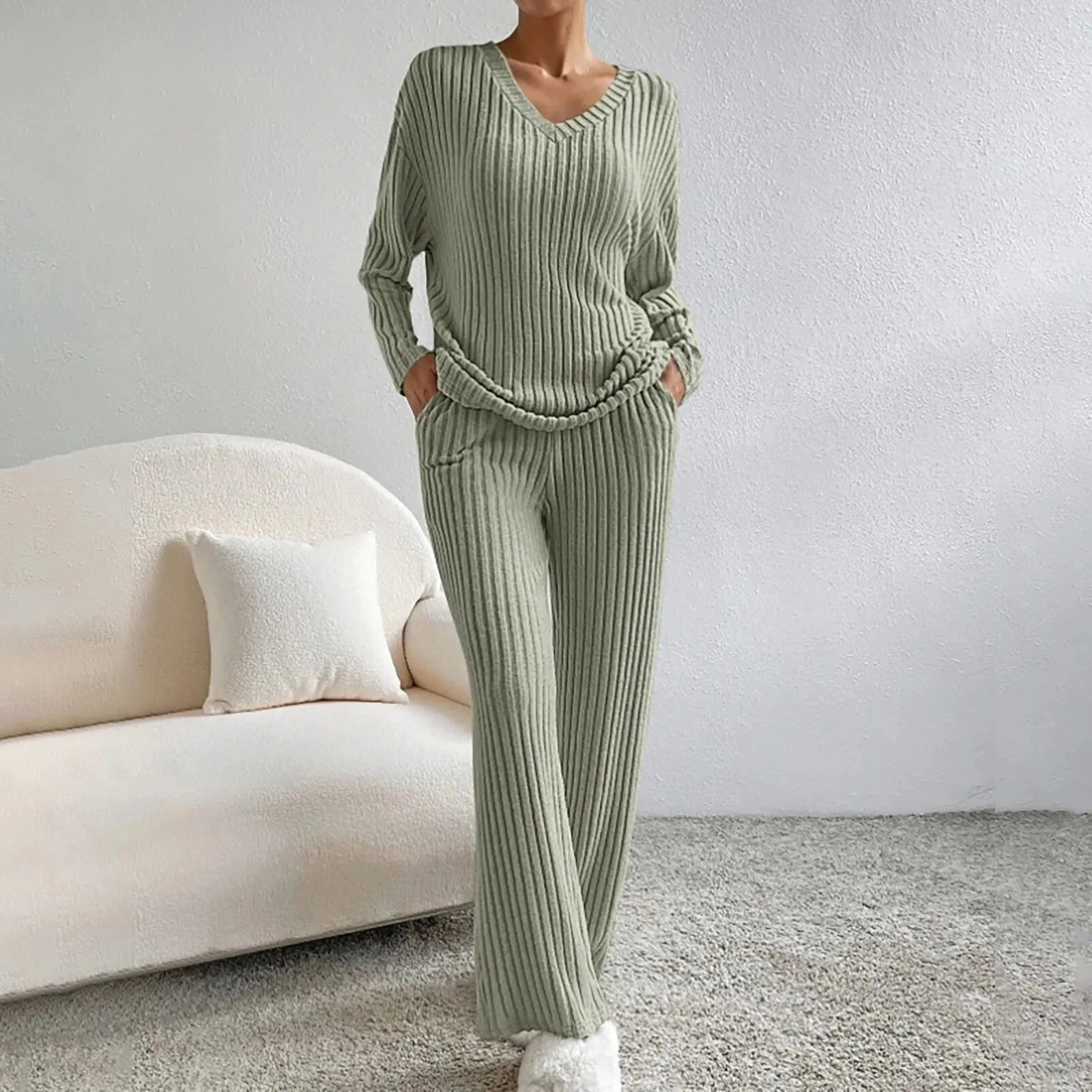 Amandine – Ensemble femme maille