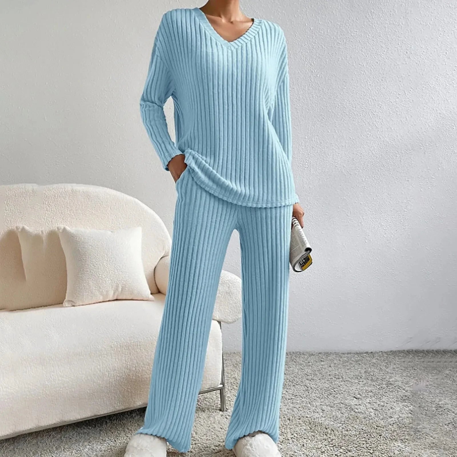 Amandine – Ensemble femme maille