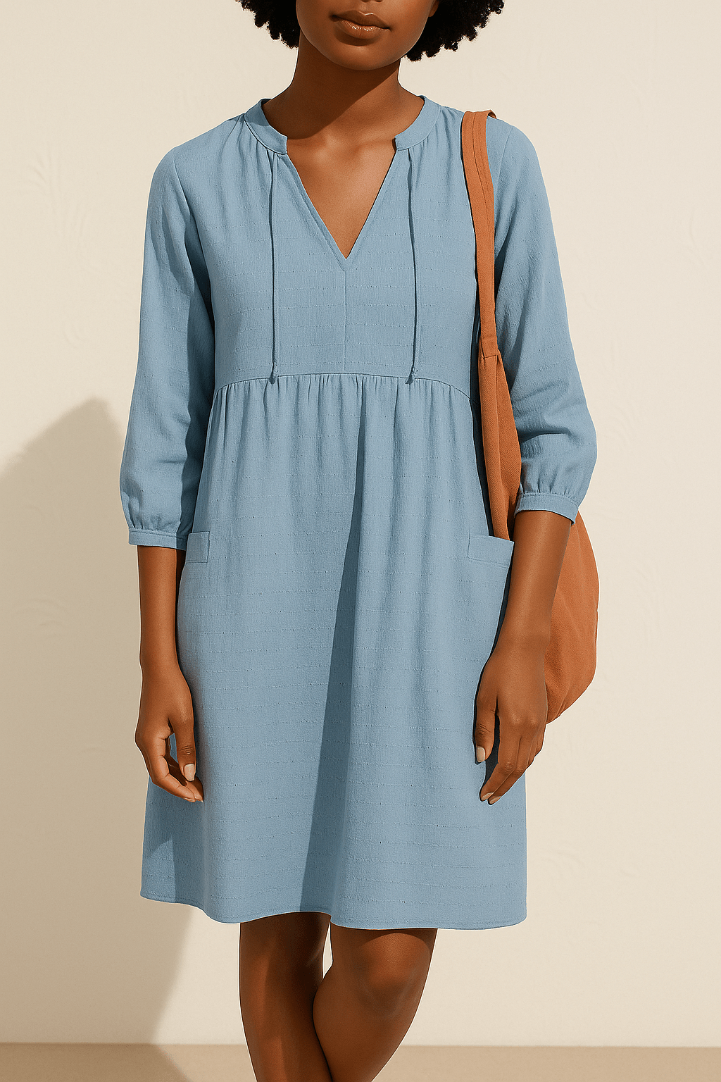 Manon – Robe chemise midi ample femme