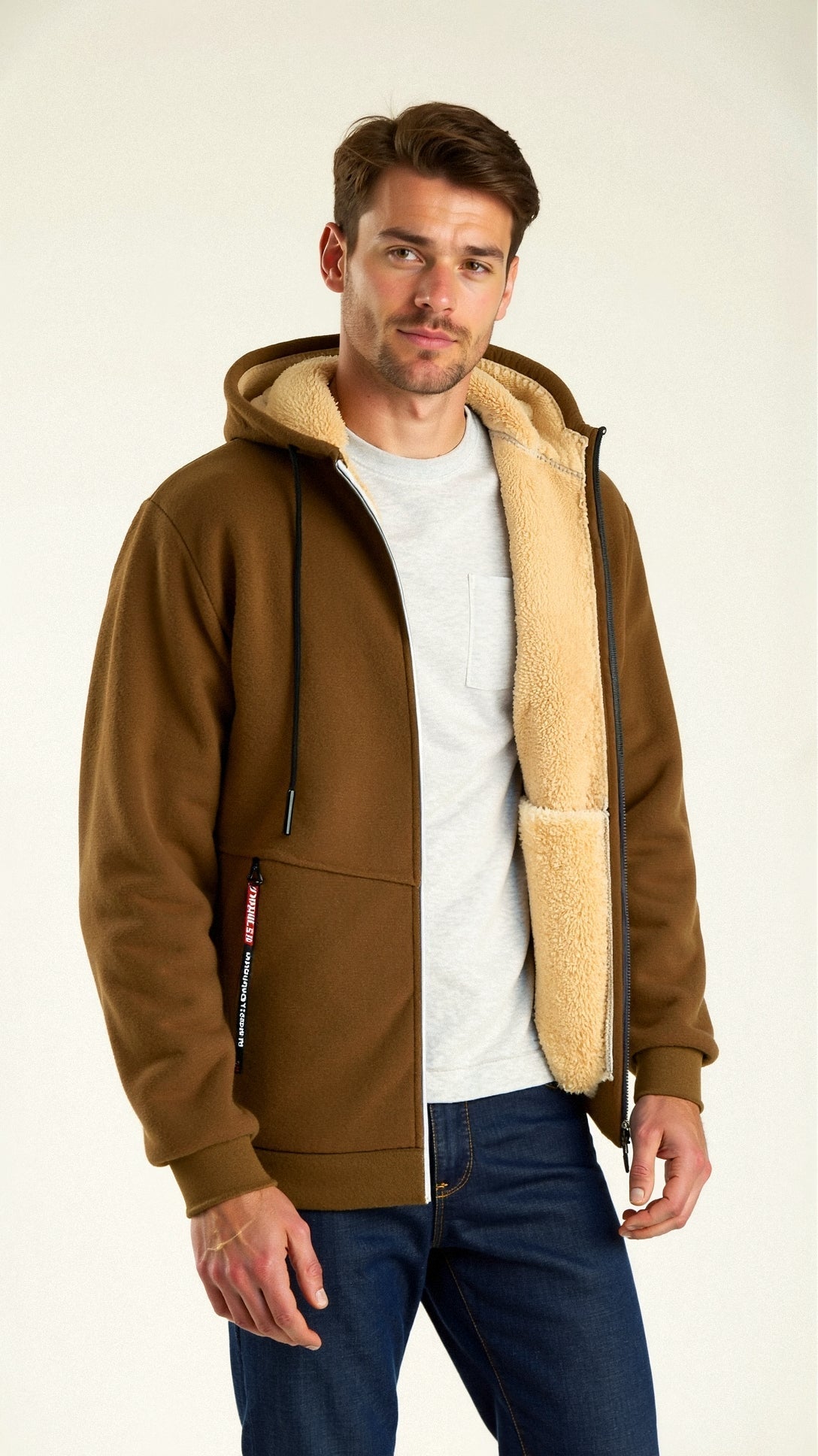 Théo – Sweat à capuche homme doublé