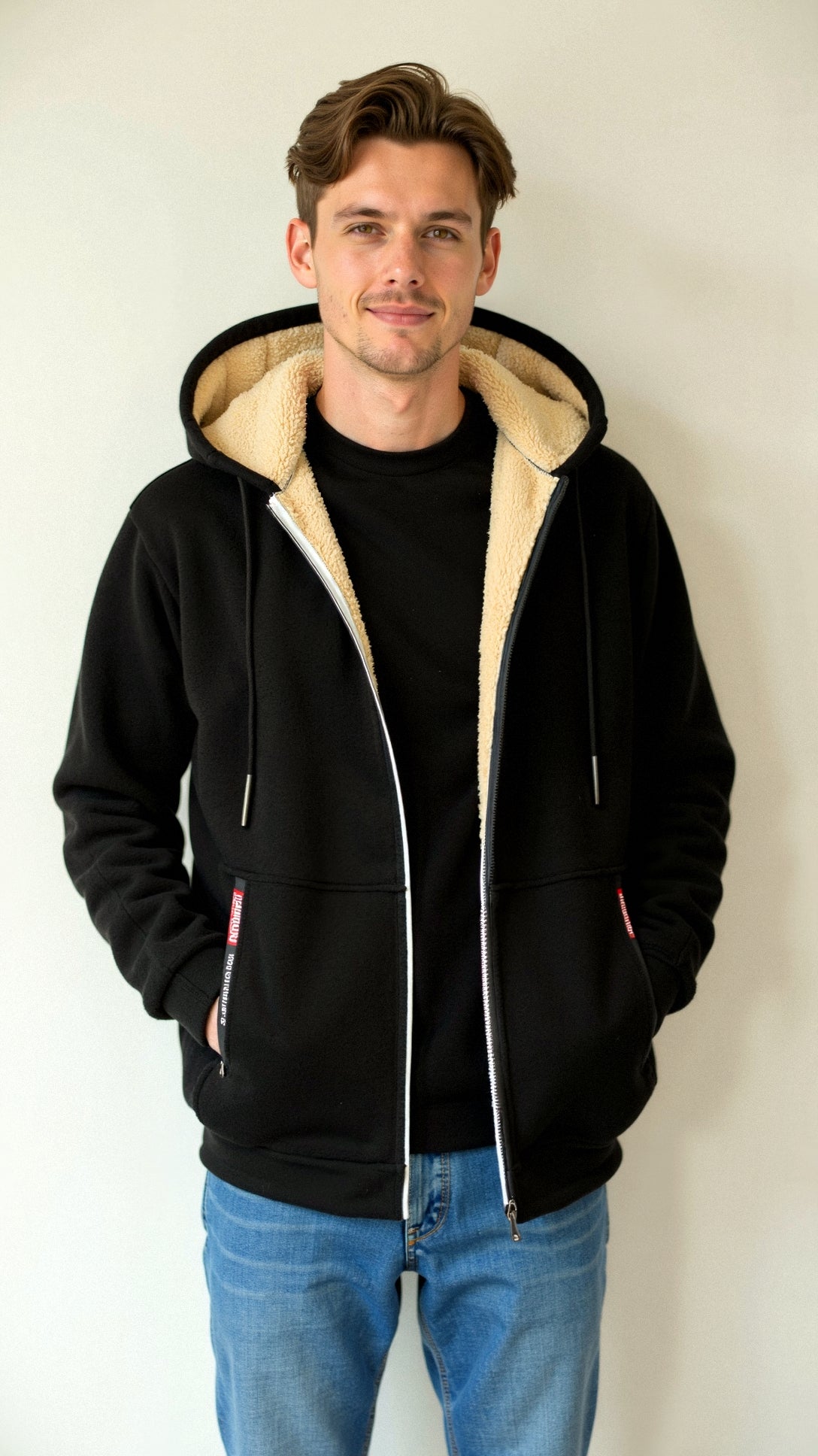 Théo – Sweat à capuche homme doublé
