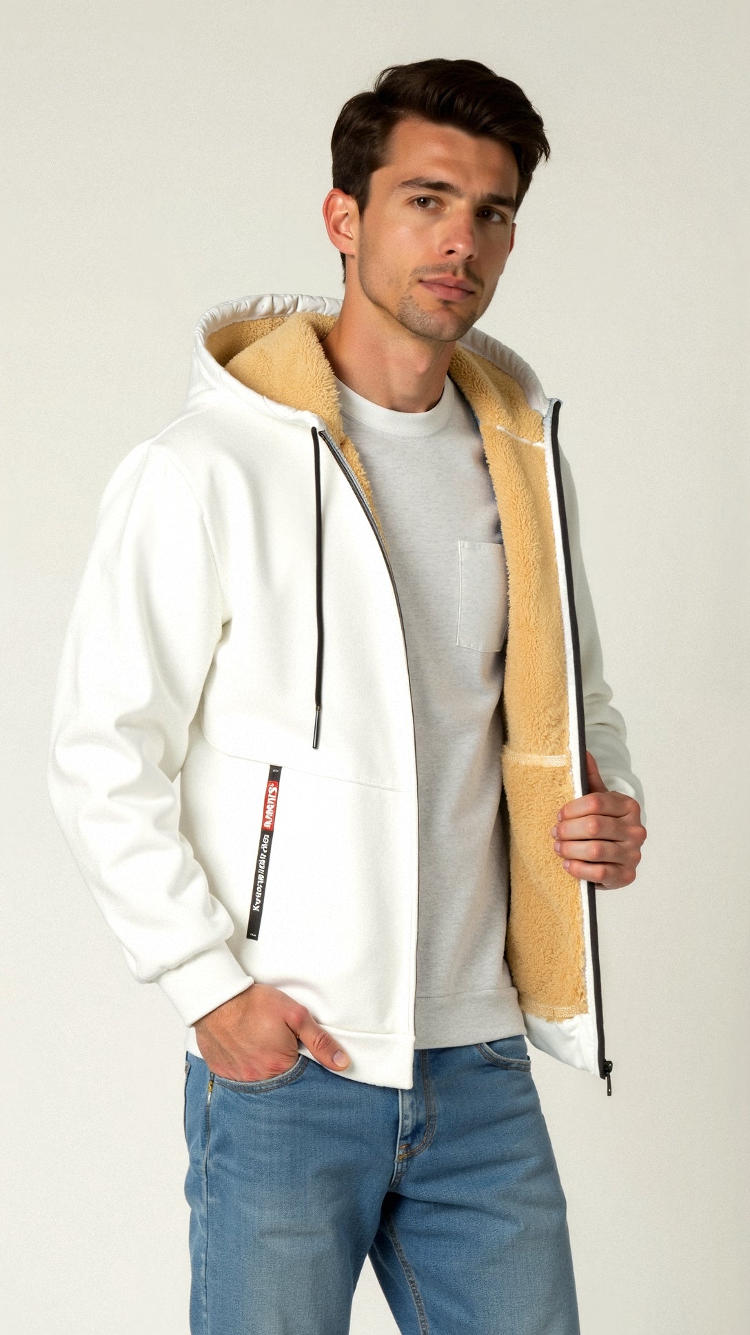 Théo – Sweat à capuche homme doublé