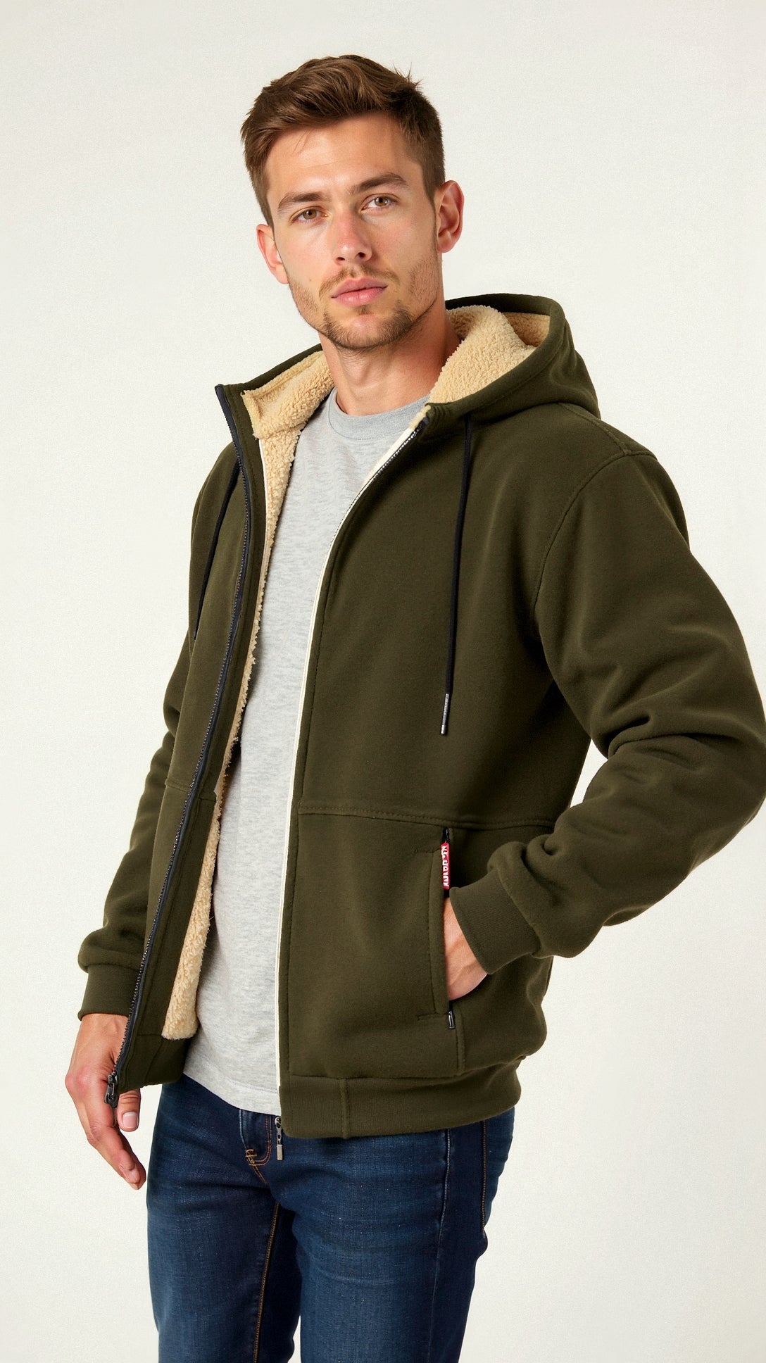 Théo – Sweat à capuche homme doublé