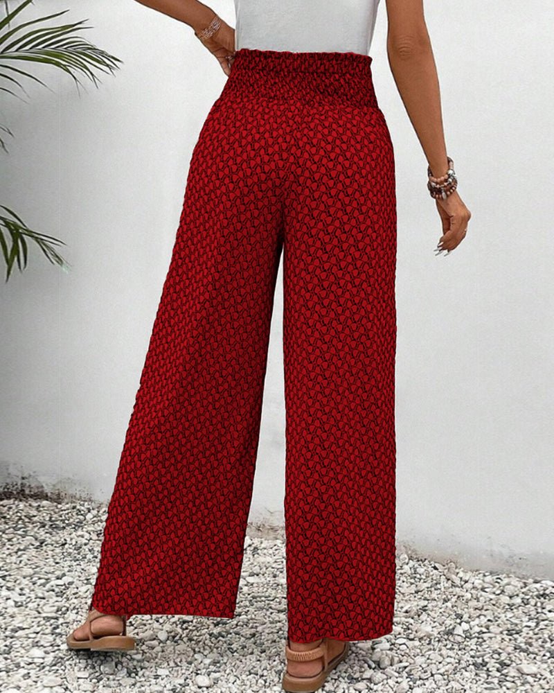 Camille – Pantalon léger à imprimé femme