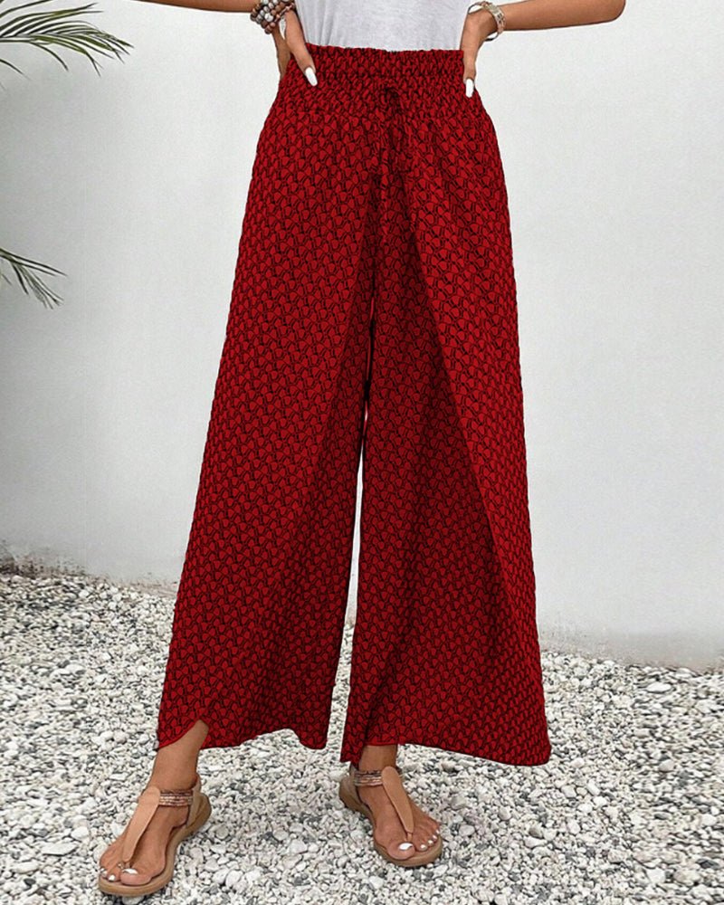 Camille – Pantalon léger à imprimé femme