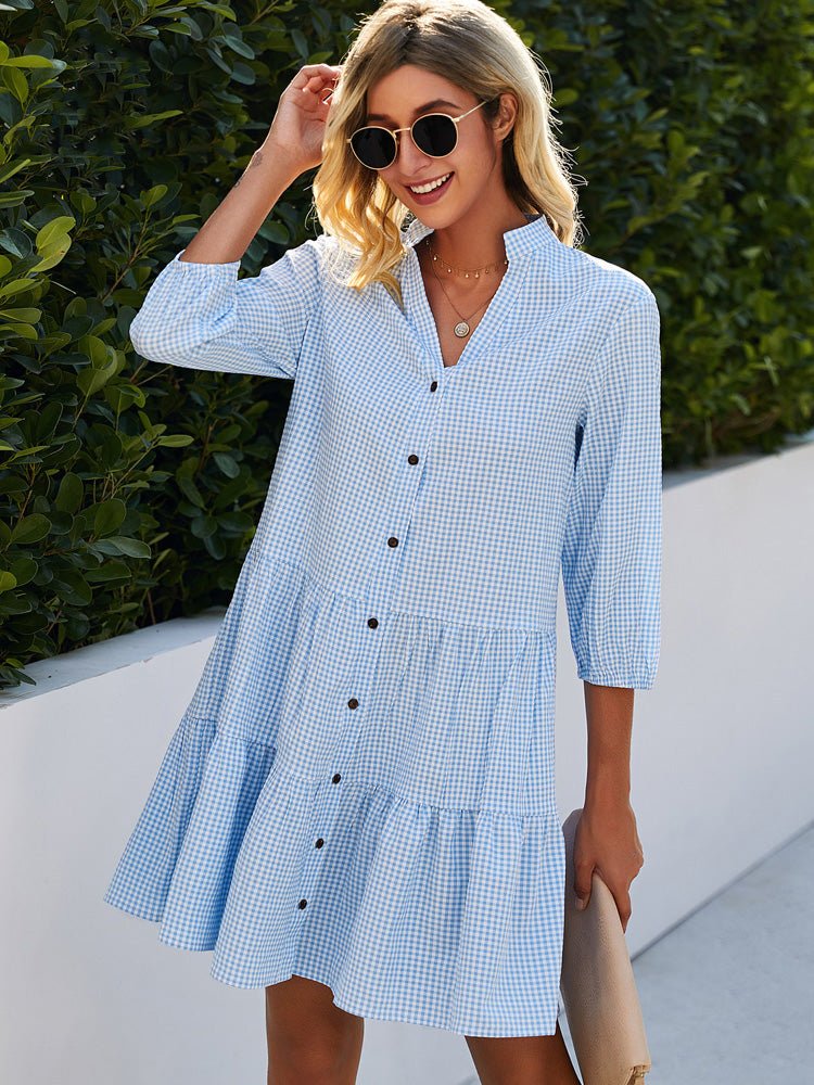 Clémence – Robe chemise midi femme