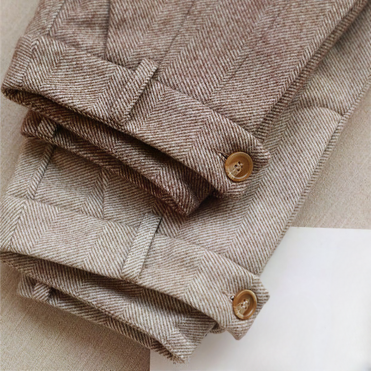 Pantalon en laine homme coupe ajustée 5
