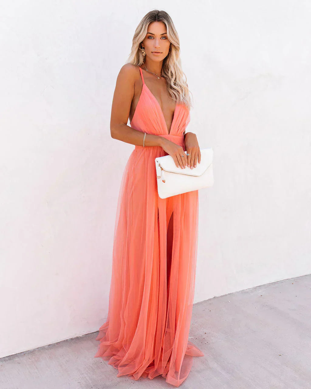 Robe fluide orange pour femme – Éclat, légèreté et allure assurée