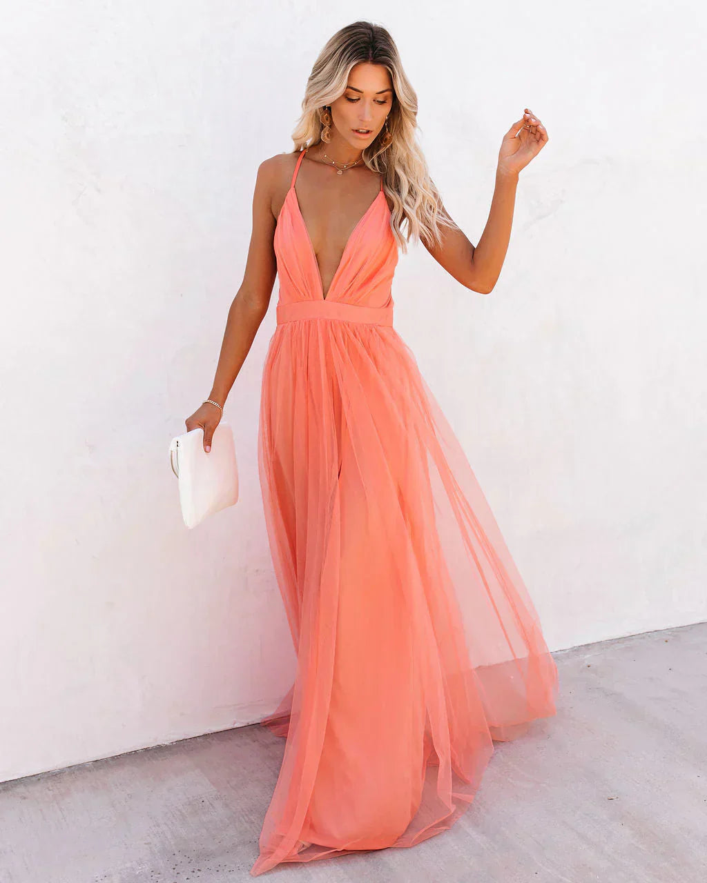 Robe fluide orange pour femme – Éclat, légèreté et allure assurée