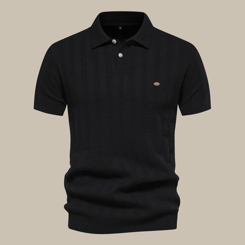 Polo d’été pour homme en laine mérinos à manches courtes, confort respirant et élégance naturelle