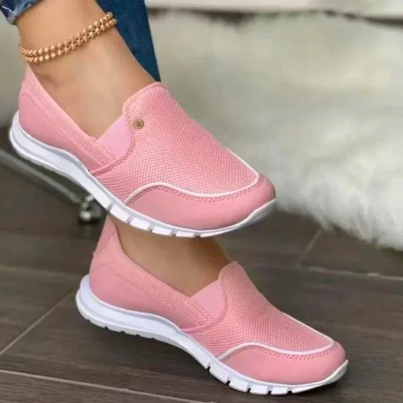 Chaussures femme à enfiler grande largeur – confort souple et soutien quotidien