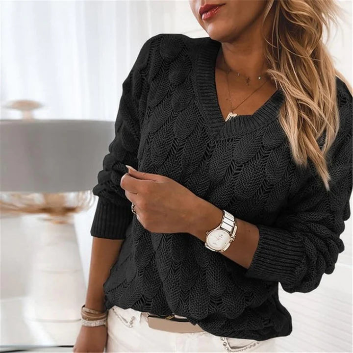 Camille – Pull femme col V