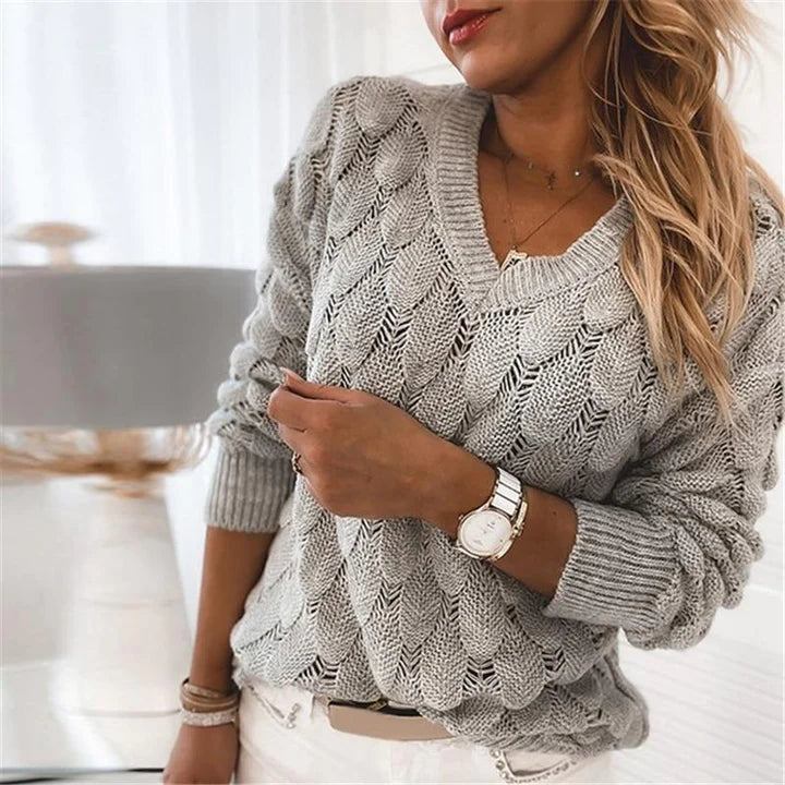 Camille – Pull femme col V