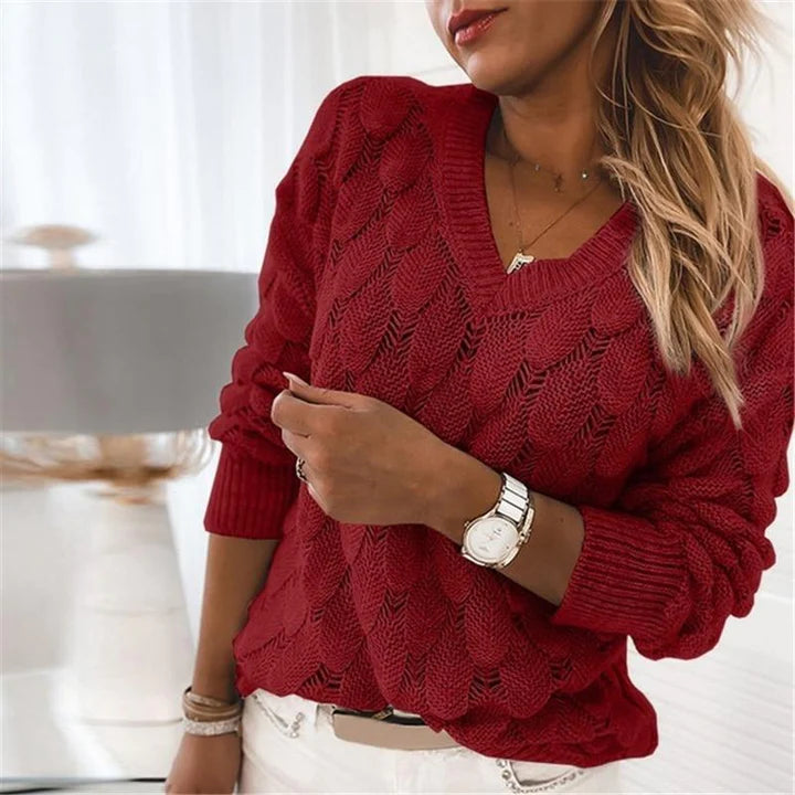Camille – Pull femme col V