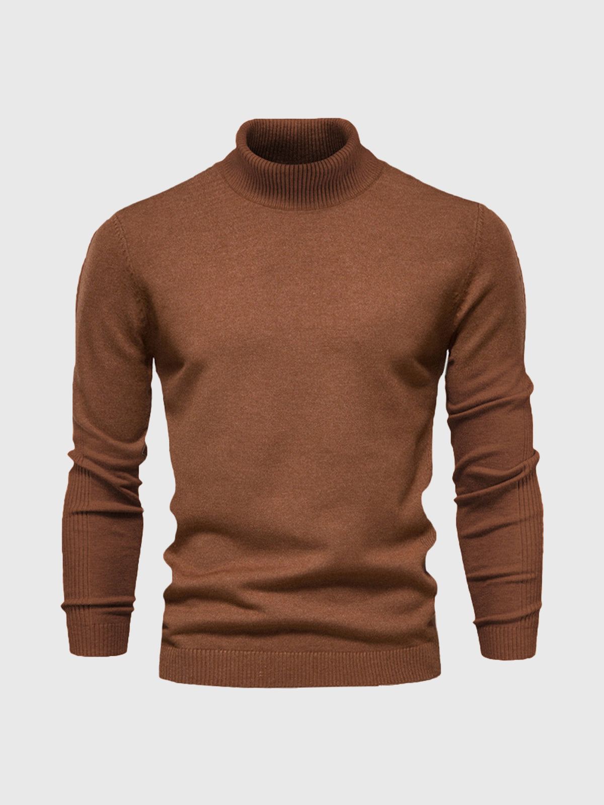 Pull col roulé homme en coton doux et intemporel, lavable en machine 12