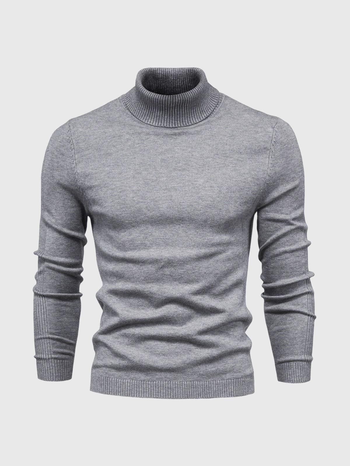 Pull col roulé homme en coton doux et intemporel, lavable en machine 14